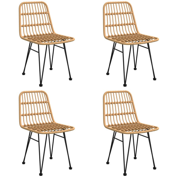 Set mobilier de grădină, 5 piese, poliratan WALTI