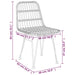 Set mobilier de grădină, 7 piese, poliratan - WALTI WALTI