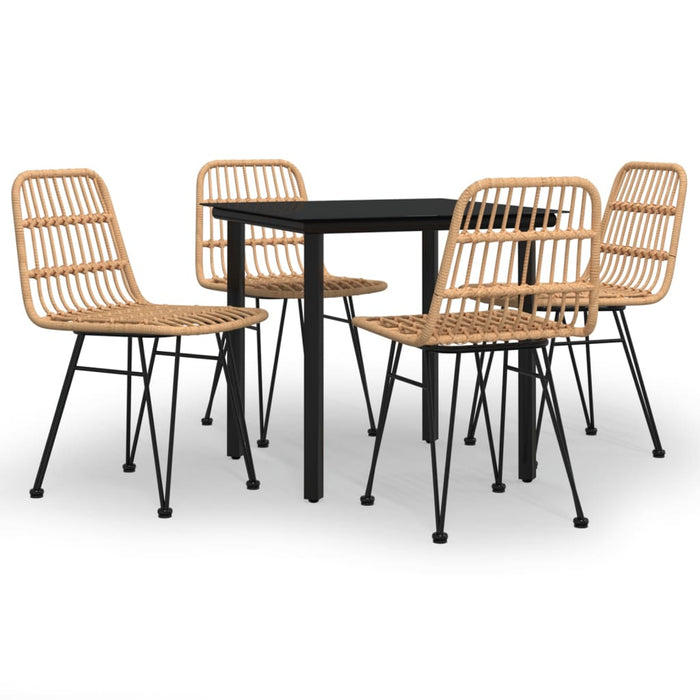 Set mobilier de grădină, 5 piese, poliratan - WALTI WALTI