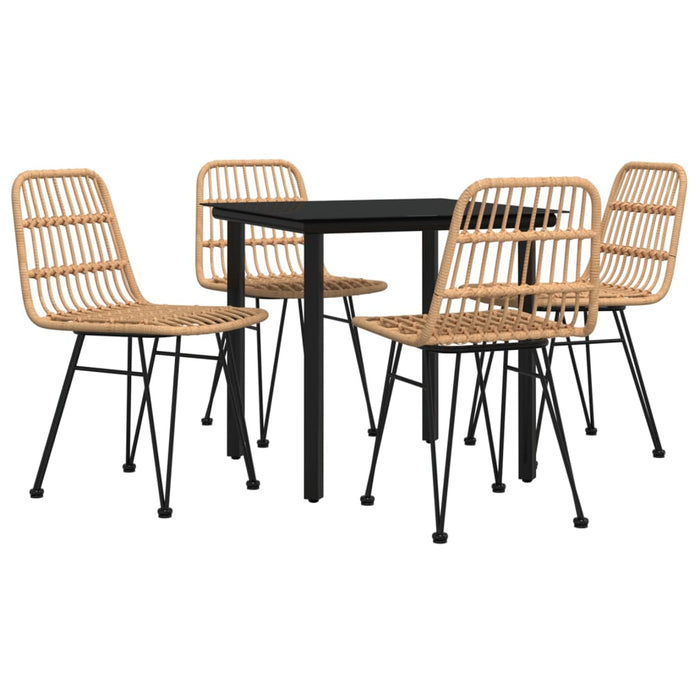 Set mobilier de grădină, 5 piese, poliratan - WALTI WALTI