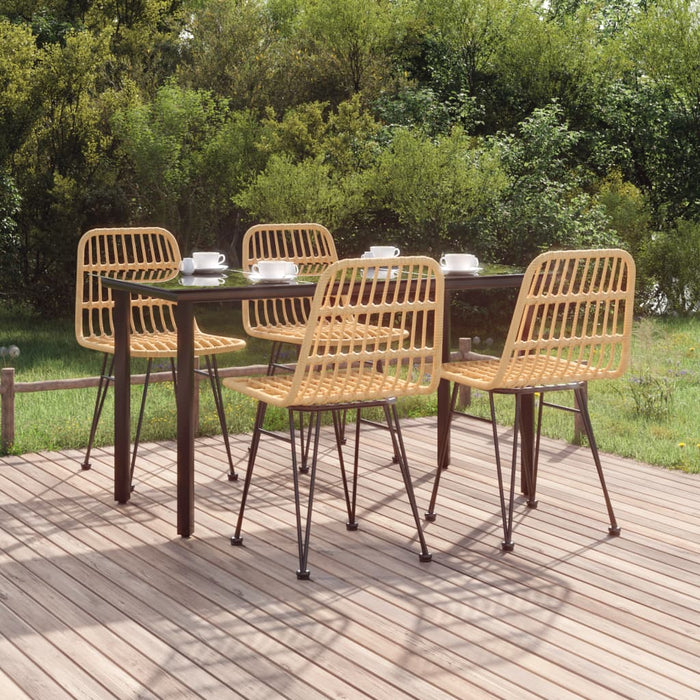 Set mobilier de grădină, 5 piese, poliratan - WALTI WALTI