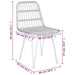 Set mobilier de grădină, 5 piese, poliratan - WALTI WALTI