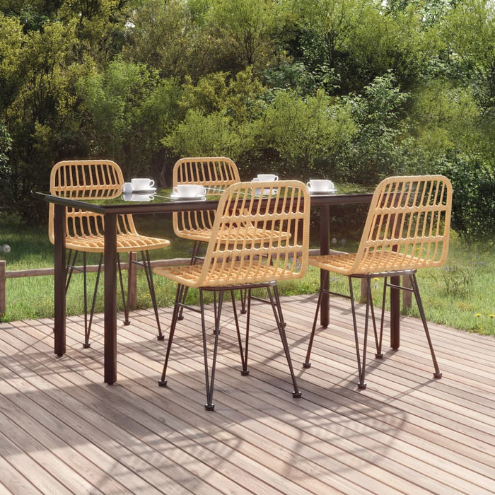 Set mobilier de grădină, 5 piese, poliratan - WALTI WALTI