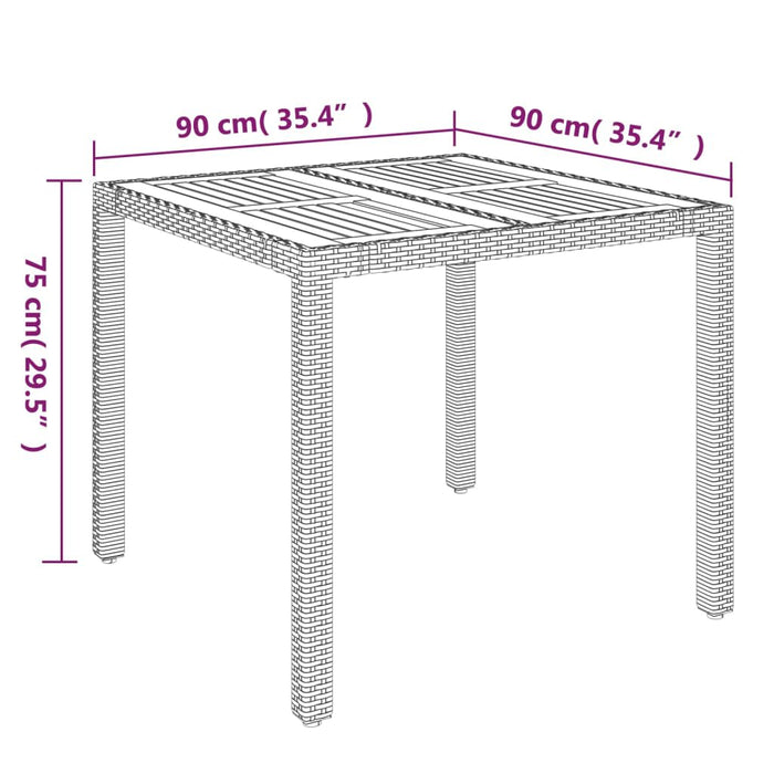 Set mobilier de grădină cu perne, 5 piese, gri, poliratan WALTI