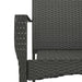 Set mobilier de grădină cu perne, 5 piese, negru, poliratan - WALTI WALTI