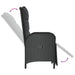 Set mobilier de grădină cu perne, 3 piese, negru, poliratan - WALTI WALTI