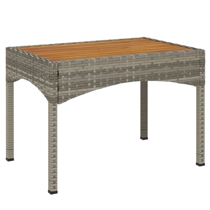 Set mobilier de grădină cu perne, 5 piese, gri, poliratan - WALTI WALTI