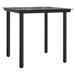 Set mobilier grădină cu perne, 5 piese, negru și gri, poliratan - WALTI WALTI