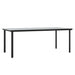 Set mobilier de grădină cu perne, 7 piese, negru/gri, poliratan - WALTI WALTI