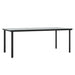 Set mobilier de grădină cu perne, 9 piese, negru/gri, poliratan - WALTI WALTI
