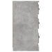 Servante, 2 piese, gri beton, lemn prelucrat - WALTI WALTI