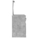 Masă de toaletă cu oglindă, gri beton, 130x50x132,5 cm - WALTI WALTI