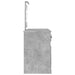 Masă de toaletă cu LED, gri beton, 130x50x132,5 cm - WALTI WALTI