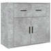 Dulap înalt, gri beton, lemn prelucrat - WALTI WALTI