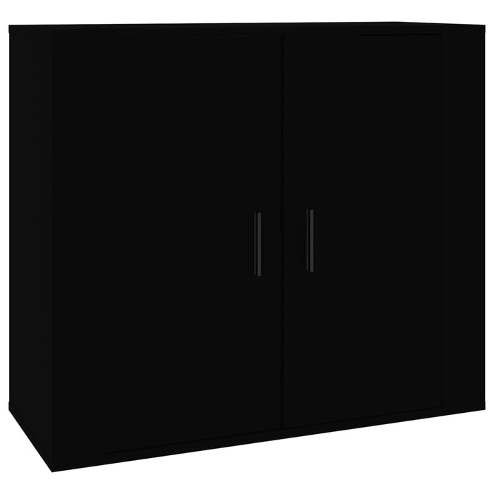 Servante, 3 piese, negru, lemn prelucrat WALTI