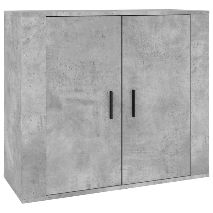 Servante, 3 piese, gri beton, lemn prelucrat - WALTI WALTI