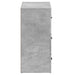 Servante, 2 piese, gri beton, lemn prelucrat - WALTI WALTI