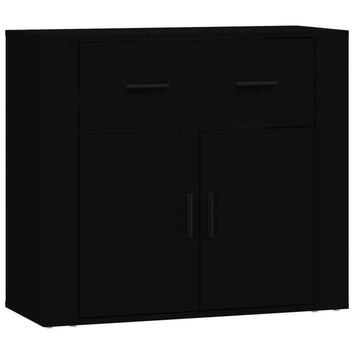 Servante, 3 piese, negru, lemn prelucrat WALTI