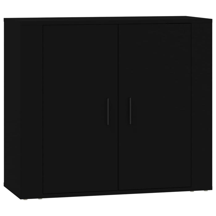 Servante, 3 piese, negru, lemn prelucrat WALTI
