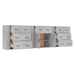 Servante, 3 piese, gri beton, lemn prelucrat - WALTI WALTI