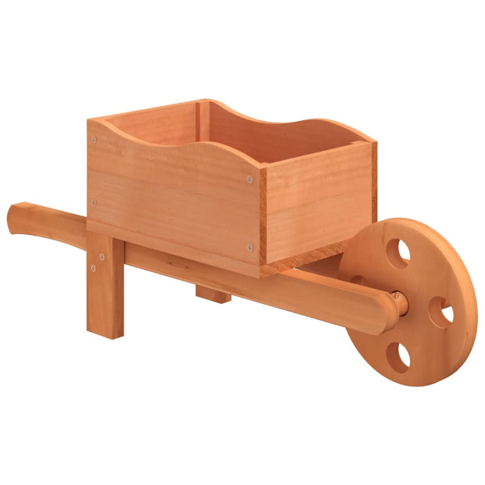Jardiniere tip roabă, 2 buc., 47x15x19 cm, lemn masiv de brad - WALTI WALTI