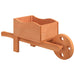 Jardiniere tip roabă, 2 buc., 47x15x19 cm, lemn masiv de brad - WALTI WALTI