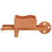 Jardiniere tip roabă, 2 buc., 47x15x19 cm, lemn masiv de brad - WALTI WALTI