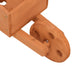 Jardiniere tip roabă, 2 buc., 47x15x19 cm, lemn masiv de brad - WALTI WALTI