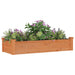 Strat grădină înălțat cu căptușeală maro 120x45x25 cm lemn brad - WALTI WALTI