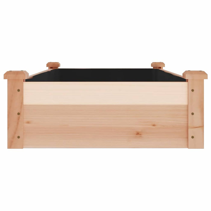 Strat de grădină înălțat cu căptușeală, 120x60x25 cm, lemn brad - WALTI WALTI