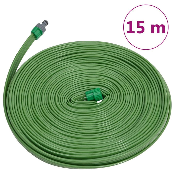 Furtun pentru stropit cu 3 tuburi, verde, 15 m, PVC - WALTI WALTI