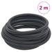 Furtun de aer hibrid, negru, 2 m, cauciuc și PVC - WALTI WALTI
