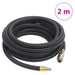 Furtun de aer hibrid, negru, 2 m, cauciuc și PVC - WALTI WALTI