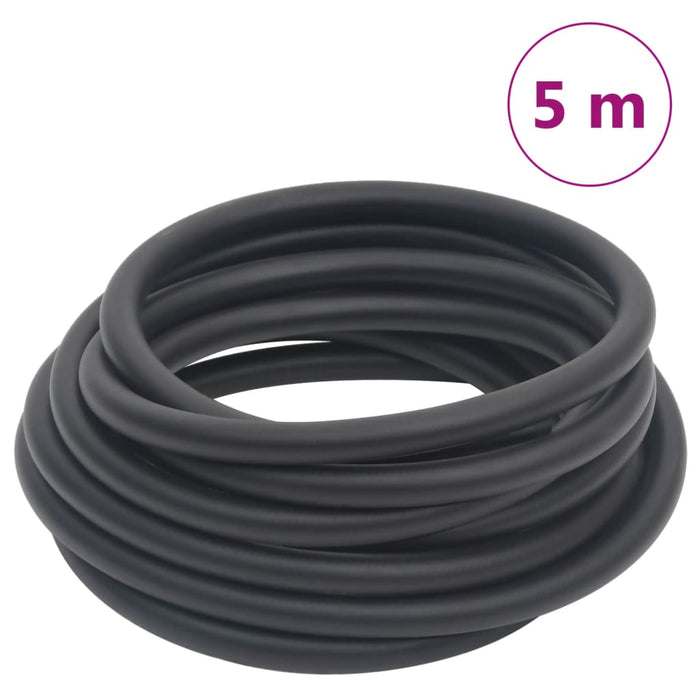 Furtun de aer hibrid, negru, 0,6", 5 m, cauciuc și PVC - WALTI WALTI