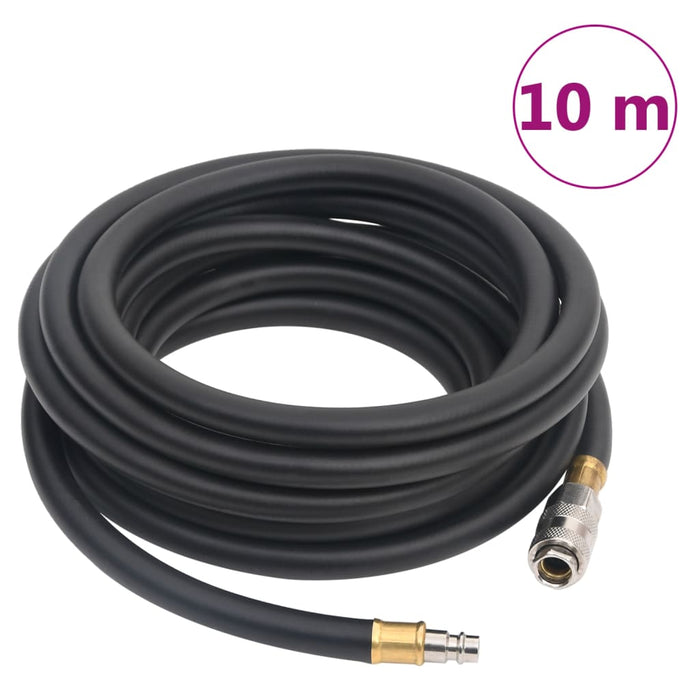 Furtun de aer hibrid, negru, 0,6", 10 m, cauciuc și PVC - WALTI WALTI