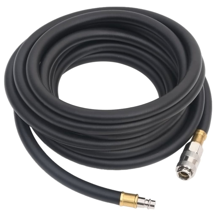 Furtun de aer hibrid, negru, 0,6", 10 m, cauciuc și PVC - WALTI WALTI