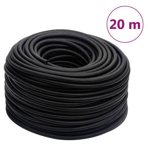 Furtun de aer hibrid, negru, 0,6", 20 m, cauciuc și PVC - WALTI WALTI