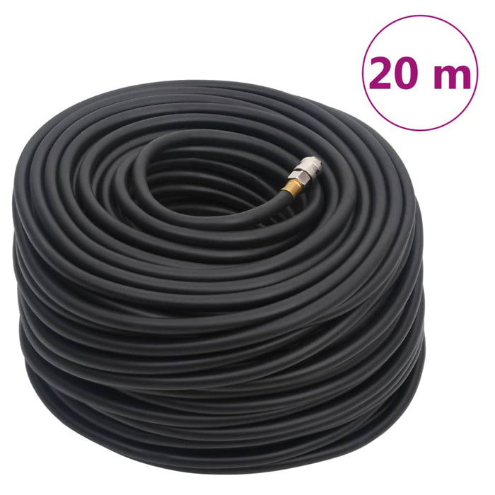 Furtun de aer hibrid, negru, 0,6", 20 m, cauciuc și PVC - WALTI WALTI