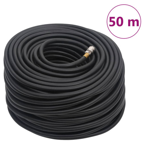 Furtun de aer hibrid, negru, 0,6", 50 m, cauciuc și PVC - WALTI WALTI