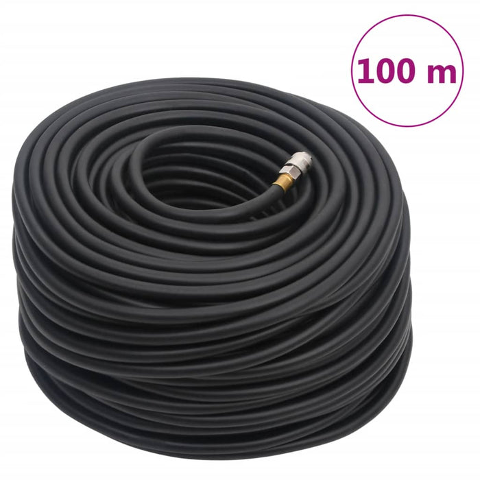 Furtun de aer hibrid, negru, 0,6", 100 m, cauciuc și PVC - WALTI WALTI