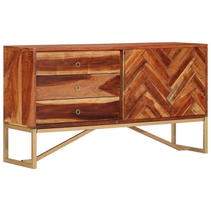 Bufet Maro Miere 160 x 30 x 80 cm Lemn Solid de Acacia WALTI