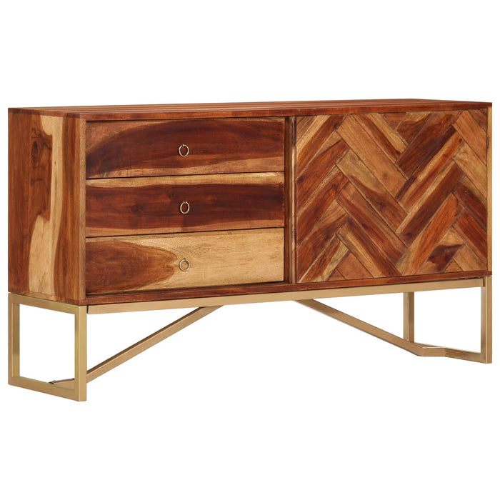 Bufet Maro Miere 160 x 30 x 80 cm Lemn Solid de Acacia WALTI