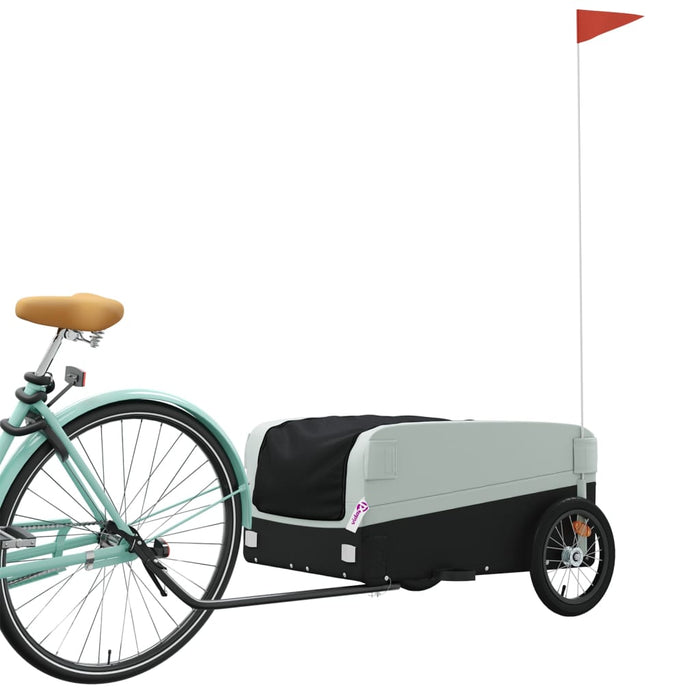 Remorcă pentru biciclete, negru și gri, 45 kg, fier WALTI