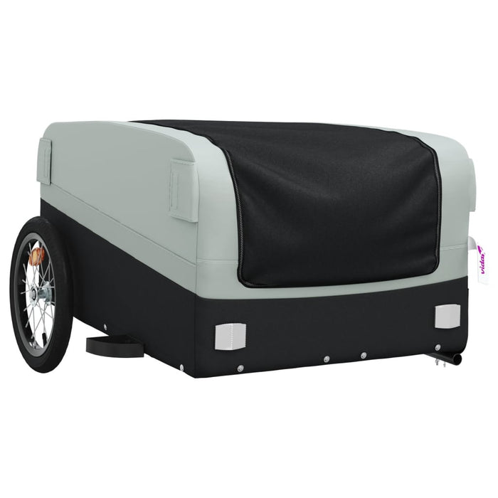 Remorcă pentru biciclete, negru și gri, 45 kg, fier WALTI