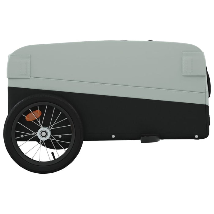 Remorcă pentru biciclete, negru și gri, 45 kg, fier WALTI