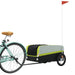 Remorcă pentru biciclete, negru și verde, 45 kg, fier - WALTI WALTI