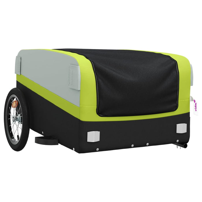 Remorcă pentru biciclete, negru și verde, 45 kg, fier - WALTI WALTI