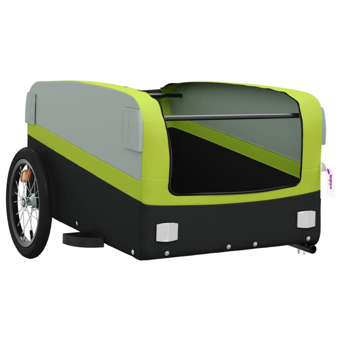 Remorcă pentru biciclete, negru și verde, 45 kg, fier - WALTI WALTI