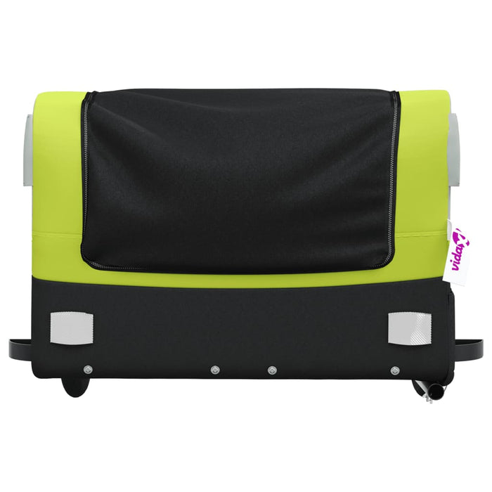 Remorcă pentru biciclete, negru și verde, 45 kg, fier - WALTI WALTI