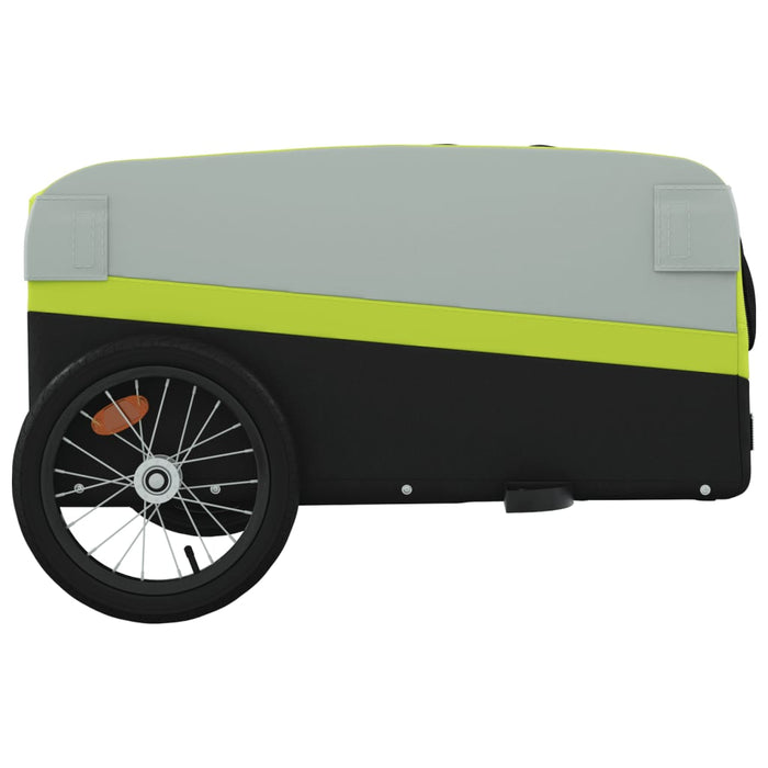 Remorcă pentru biciclete, negru și verde, 45 kg, fier - WALTI WALTI